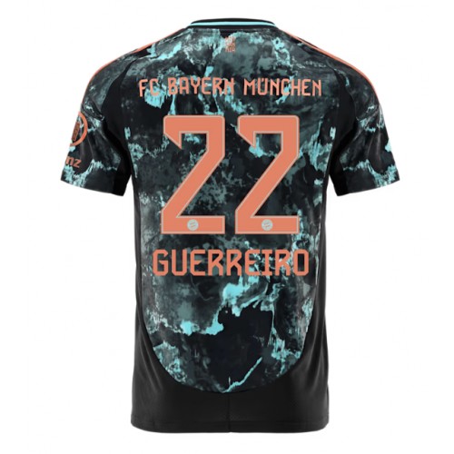 Moški Nogometni dresi Bayern Munich Raphael Guerreiro #22 Gostujoči 2024-25 Kratek Rokav